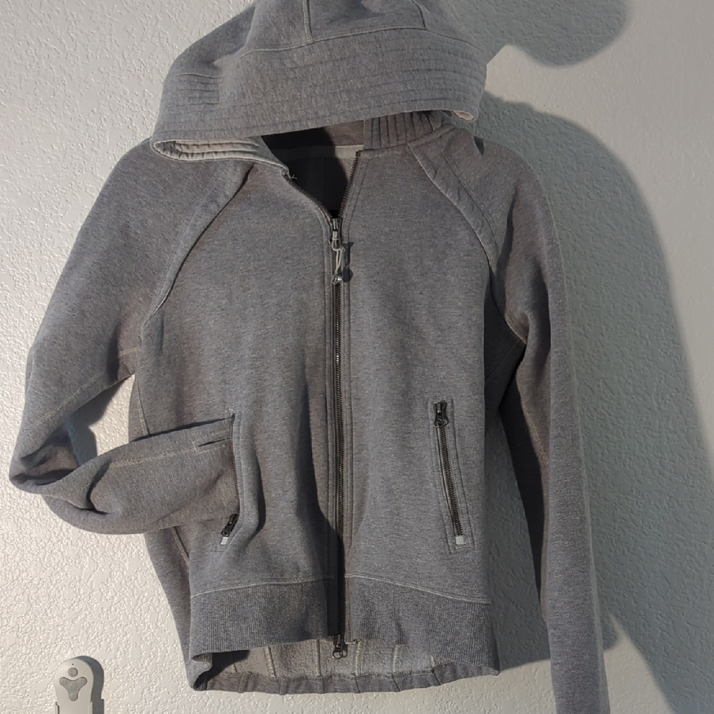 Lululemon Athletica Heather Gray Zip-Up Hoodie